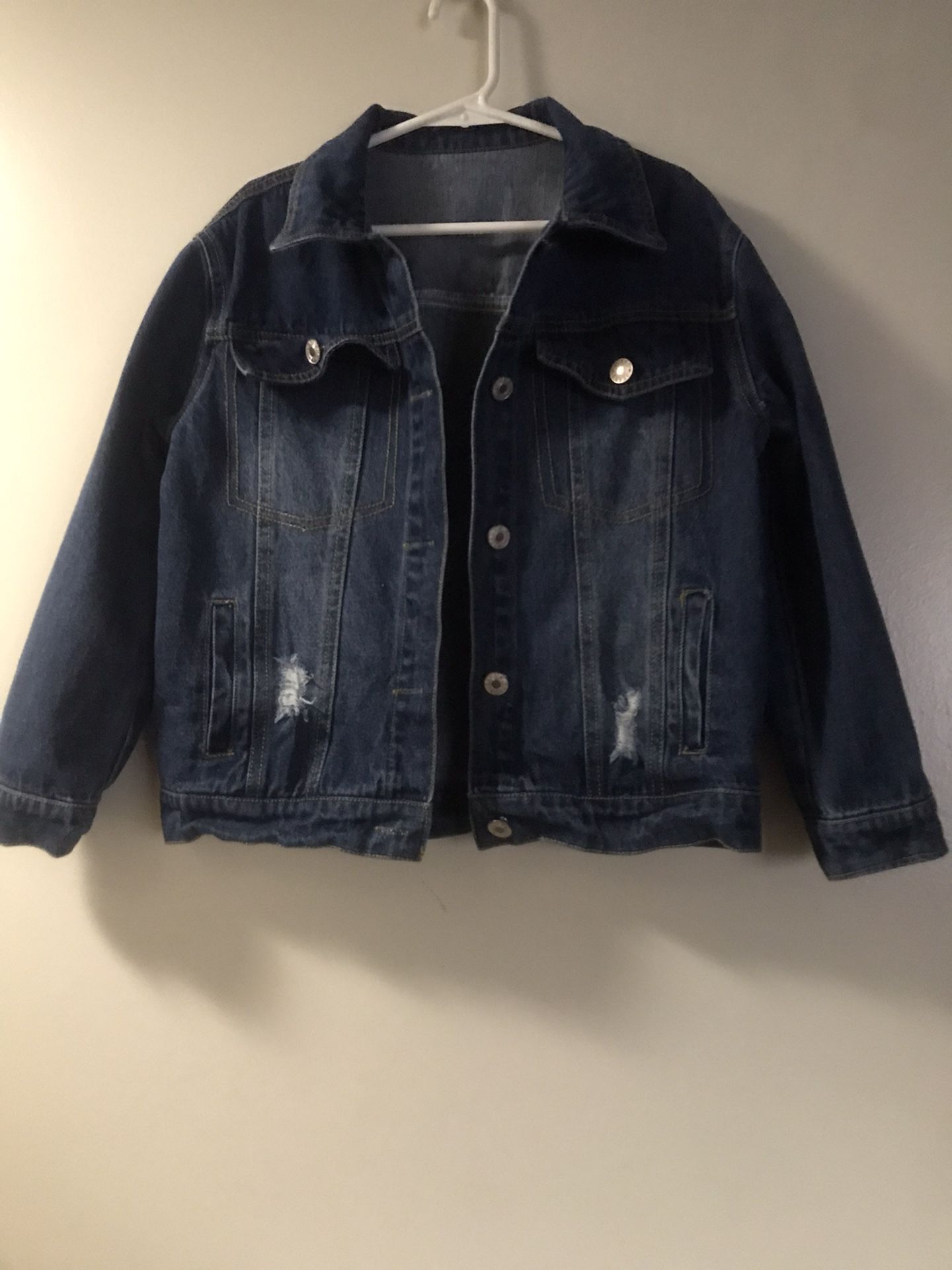 Girls SHEIN denim Jacket