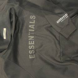 Essentials Black Hoodie
