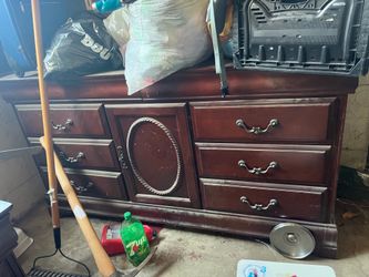 Brown dresser