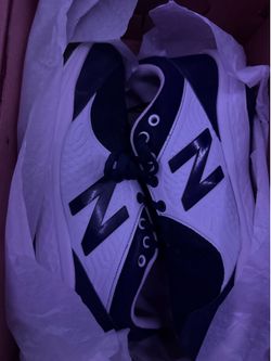 Baseball cleats navy blue