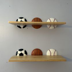 Sports Themed Wall Shelves