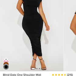 fashion nova black dress