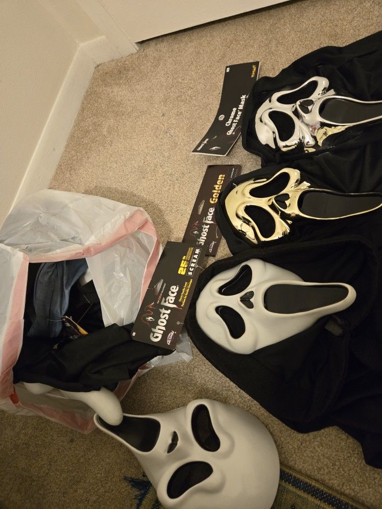 Ghost Face Halloween Mask Collection