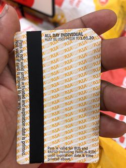 All day bus ticket