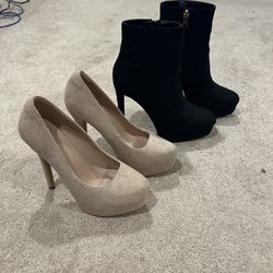 Boots/Heels (size 6) - NEW