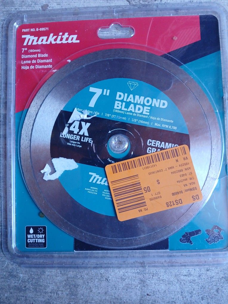 Makita 7 Diamond Blade