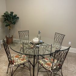 Wrought Iron Dining Set