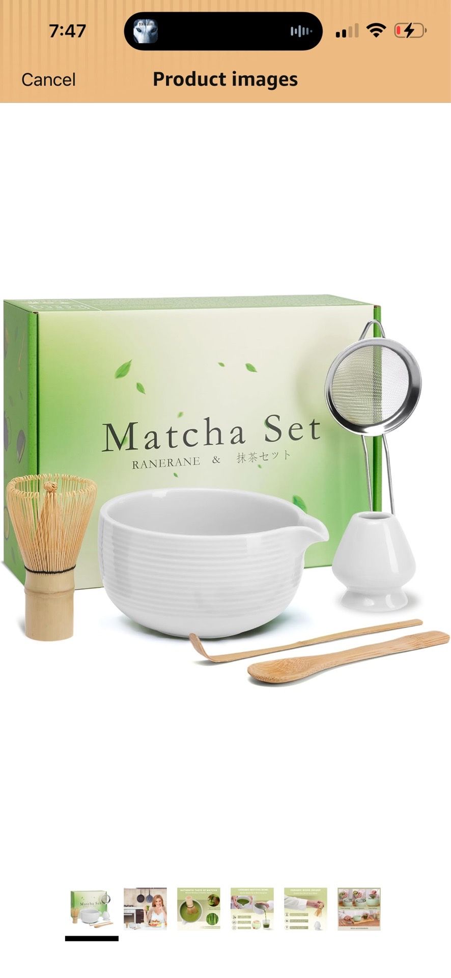 Matcha Whisk Set, Ceramic Matcha Set