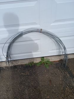 Wire hoops for garden row covers