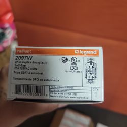 2097w  Legrand  GFCI  resceptacle