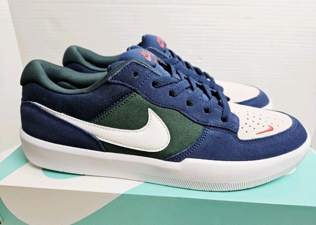 Nike SB Force 58 Navy Noble Green CZ2959-402 man's Size 11