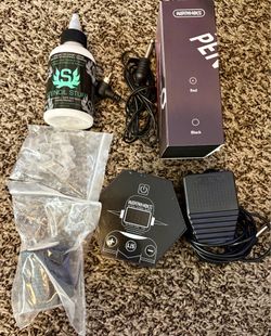 Wormhole Tattoo Kit Bundle – Machine Pen, Power Supply, Needles & Supplies