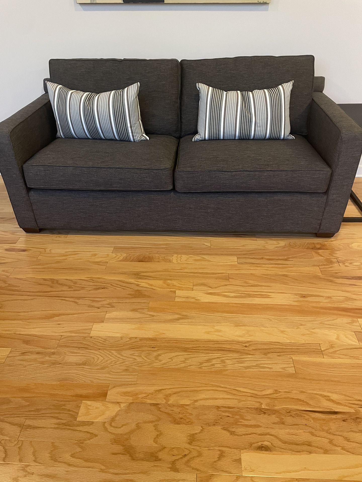 Smoke Grey Sofa Excellent Condition (77”x36”)