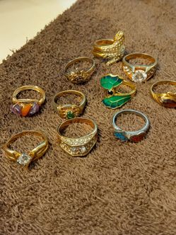 Rings not gold