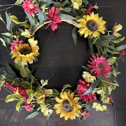 Sunflower Wreath