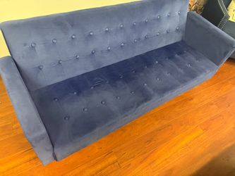 Blue convertible chair
