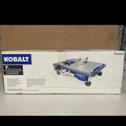 Wet Tile Saw And Pancake Air Compressor 