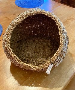 Hand-Crafted Circular Basket (made In Bangladesh)