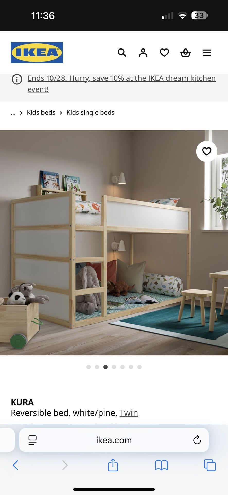 Reversible/ Bunk Bed