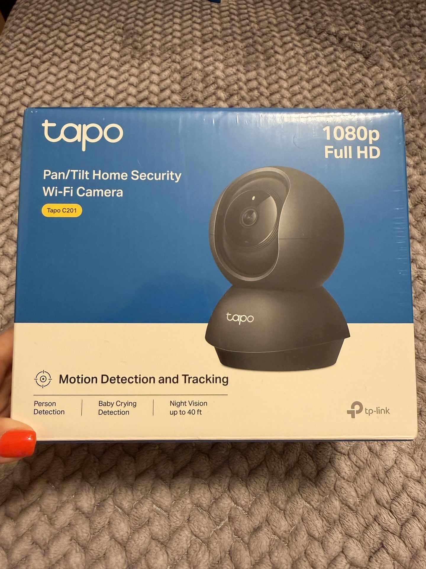 Tapo by TP-Link Pan/Tilt Security Camera for Baby Monitor, Pet Camera w/Motion Detection, 1080P, 2-Way Audio, Night Vision, Cloud & SD Card Storage, W