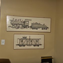 Train Wall Hangings