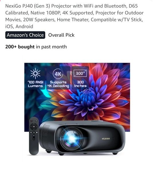 Nexigo Projector