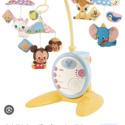 Disney Baby Carousel For Crib Or Play Area From Japan 