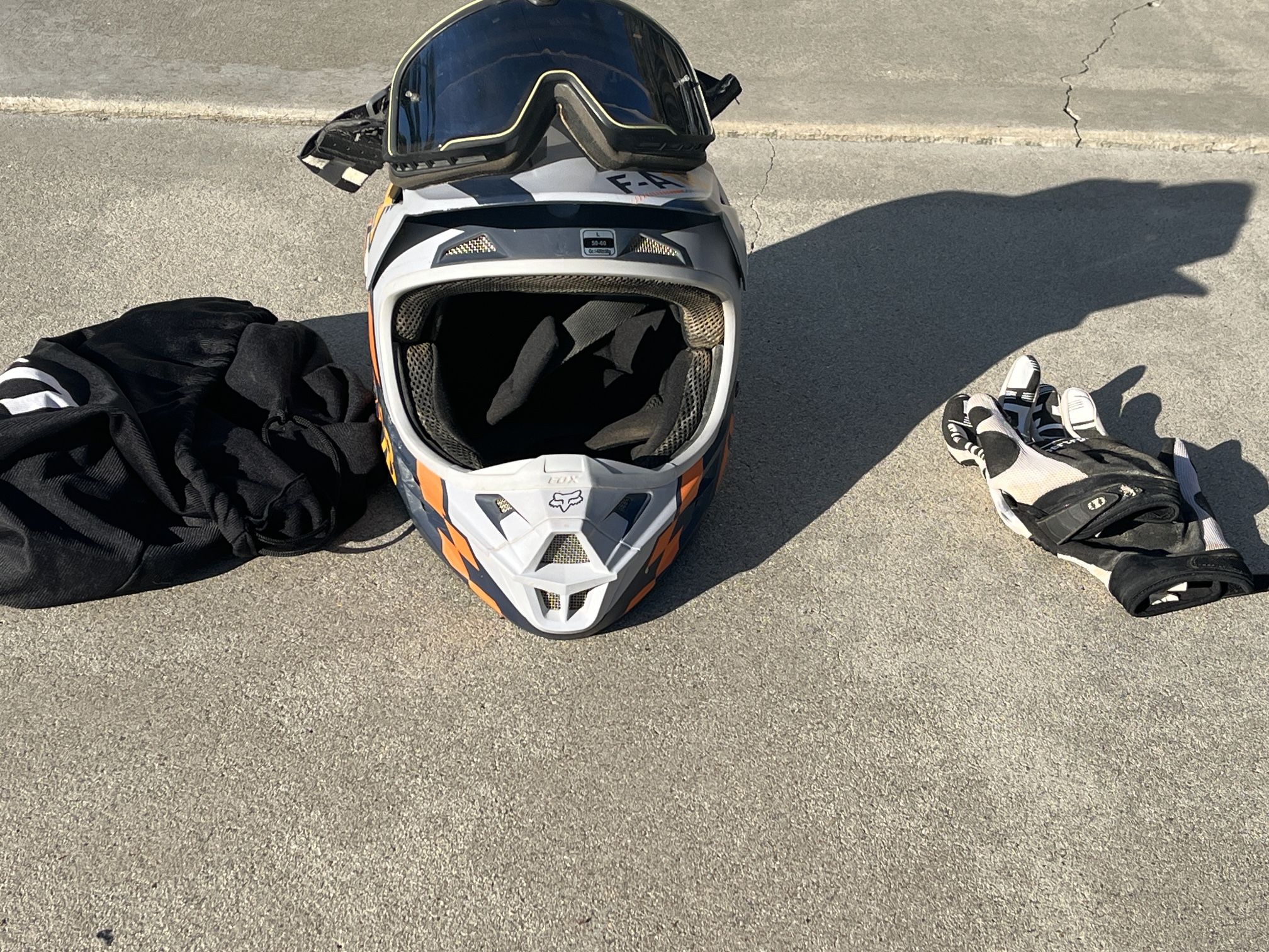 Dirt Bike Helmet And Accessories