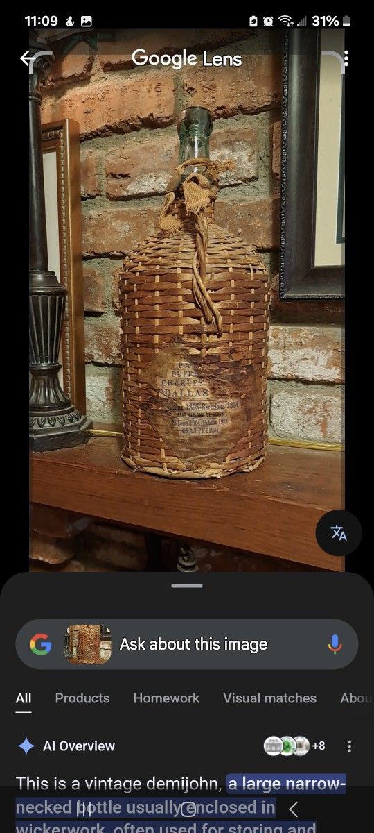 Antique Wine Bottle 