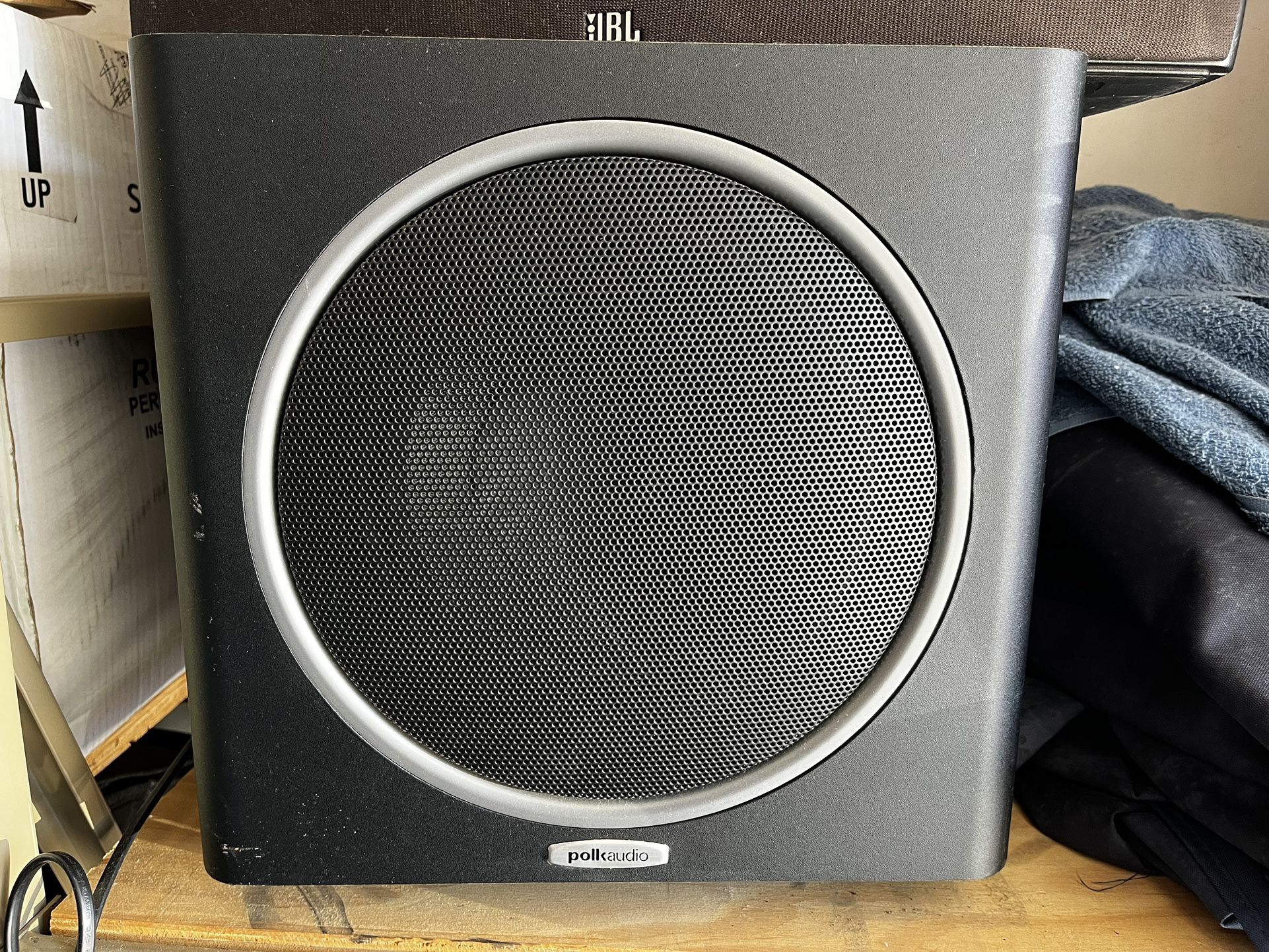 JBL Center Speaker & Polk Subwoofer