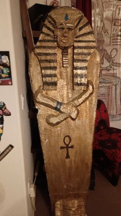 Egyptian Pharaoh Sarcophagus Prop Decoration