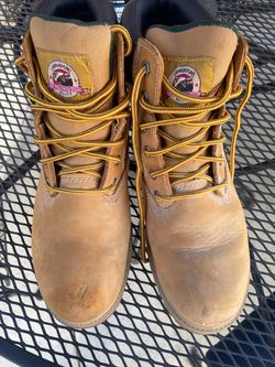 Brahma Work Boots Tan Leather size 13 Lace-Up