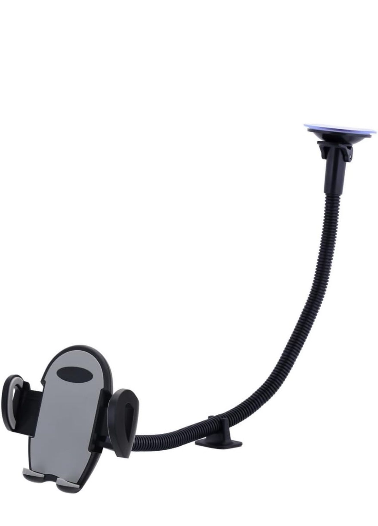 Windshield Car Phone Mount Universal Cell Phone Holder Car Long Arm Holder for iPhone Xs Max R X 8 Plus 7 Plus 6S Samsung Galaxy S9 S8 Edge S7 S6 LG S