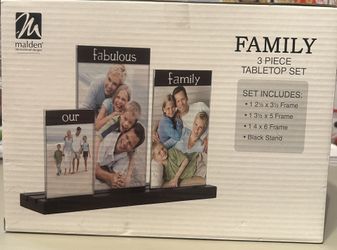 New Our fabulous family Tabletop photo frame