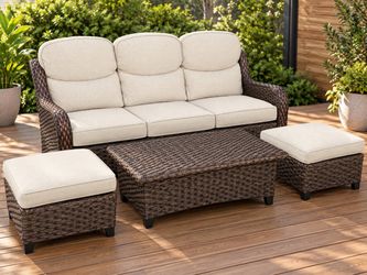 4-Piece Patio Sofa Set – $269.99 + Tax for the Entire Set