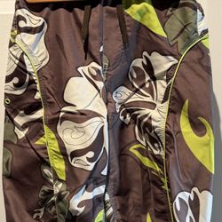 Mossimo Teen/Young Adult swim trunks Hawaiian Floral size XL