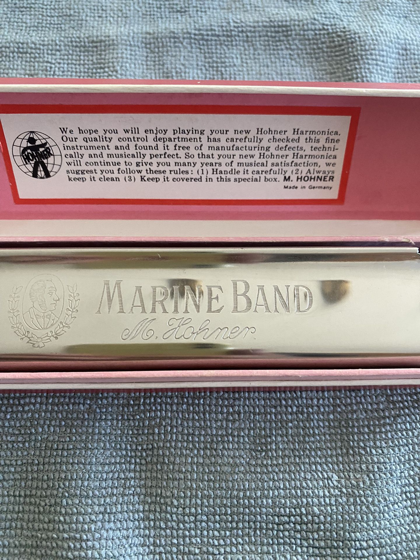Musical Instrument: Marine Band No. 365 Harmonica