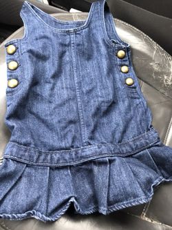 Baby Girl size 3 jean gap dress!