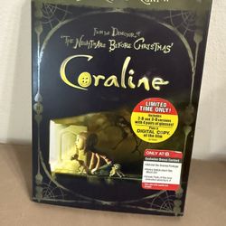 Coraline DVD with 3D Version & Glasses