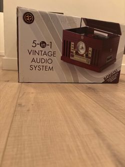 Vintage 5 in 1 record player cd radio etc never used