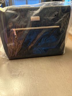 Jones New York Navy Cosmetic Bag