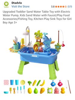 New toddler, Water table W electric water pump 43 PCS