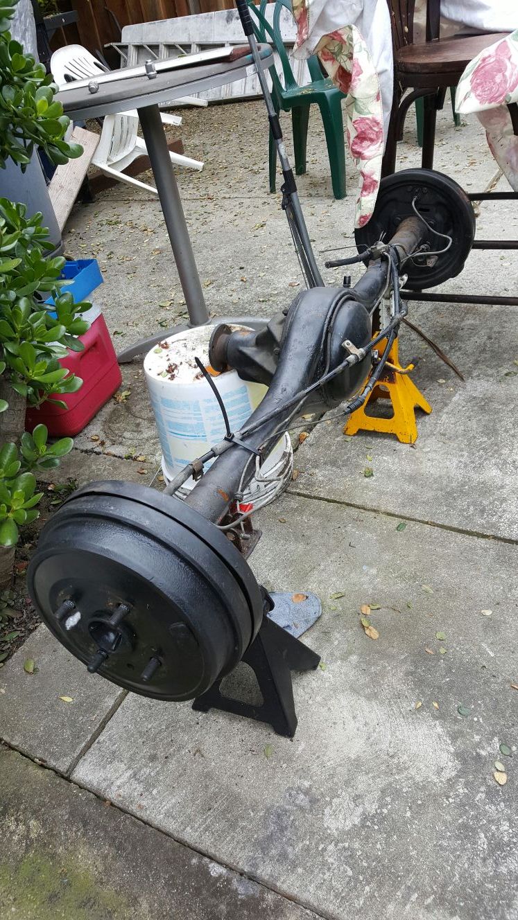 Toyota corolla te27 "mango" rear end axles & differential complete with brakes