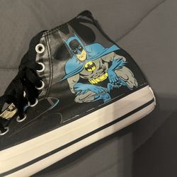 Converse All Star Joker Batman Men’s Size 8 Black DC Comics Originals