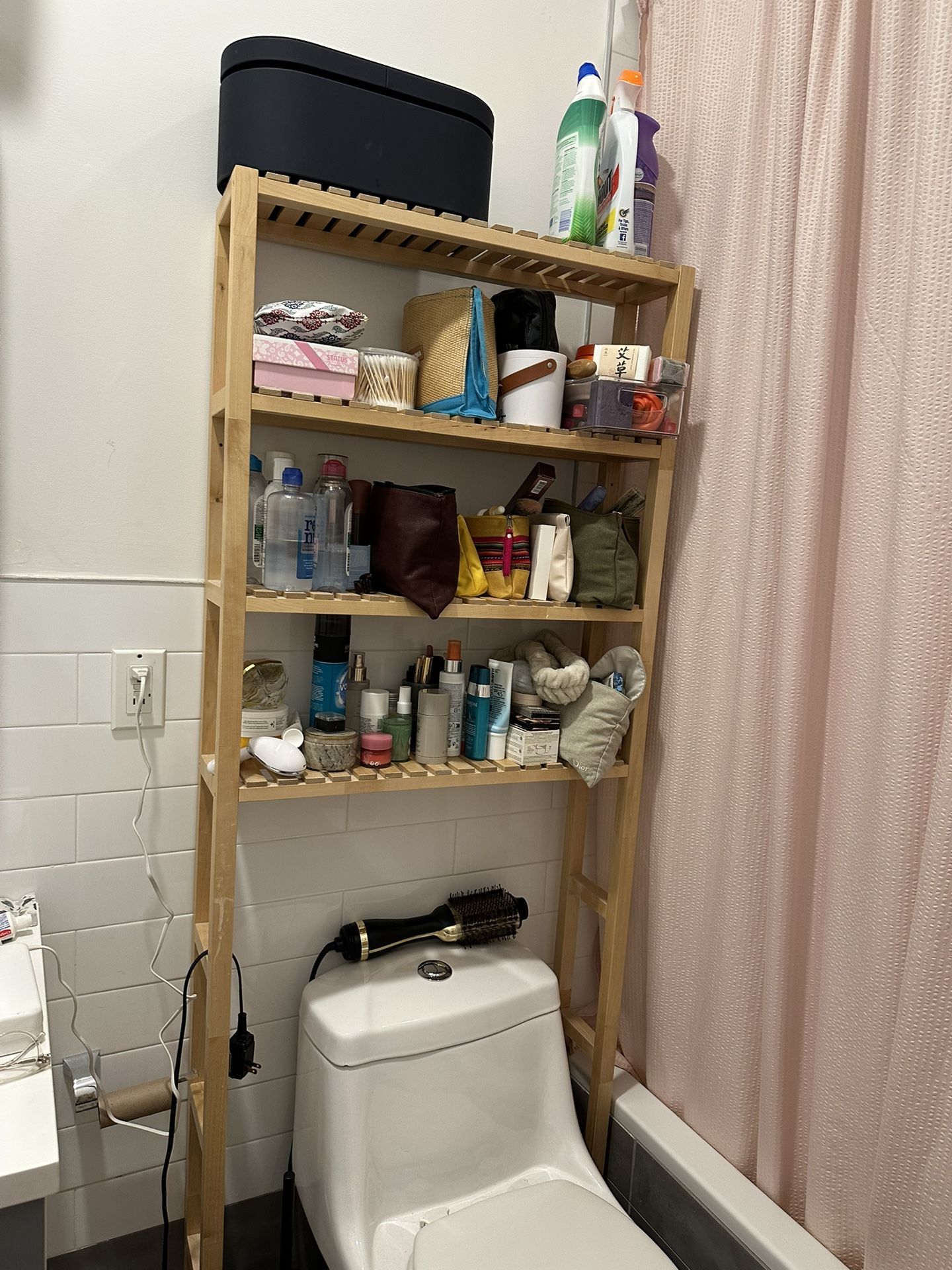 Wooden Storage for over the WC