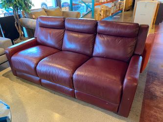 Burgundy Power Recliner