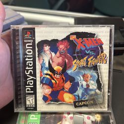 Xmen vs street fighter ps1