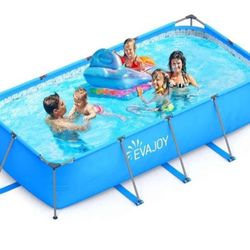 Brand New Evajoy 14' X 7' Rectangular Framed Pool