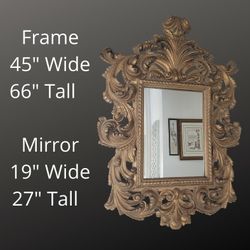 Large Antique Style Timeless Mirror and Frame