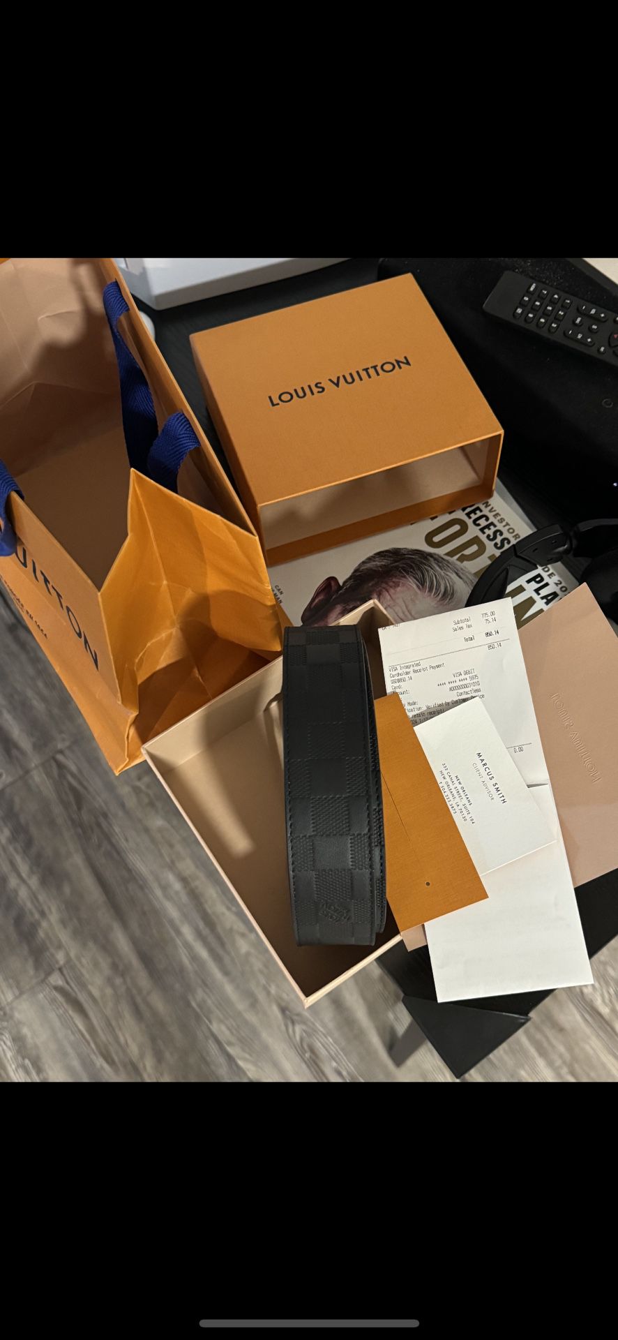 Men’s Louis Vuitton Belt